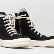 Men's shoes Rick Owens DRKSHDW Vegan Sneaks Black/ Milk