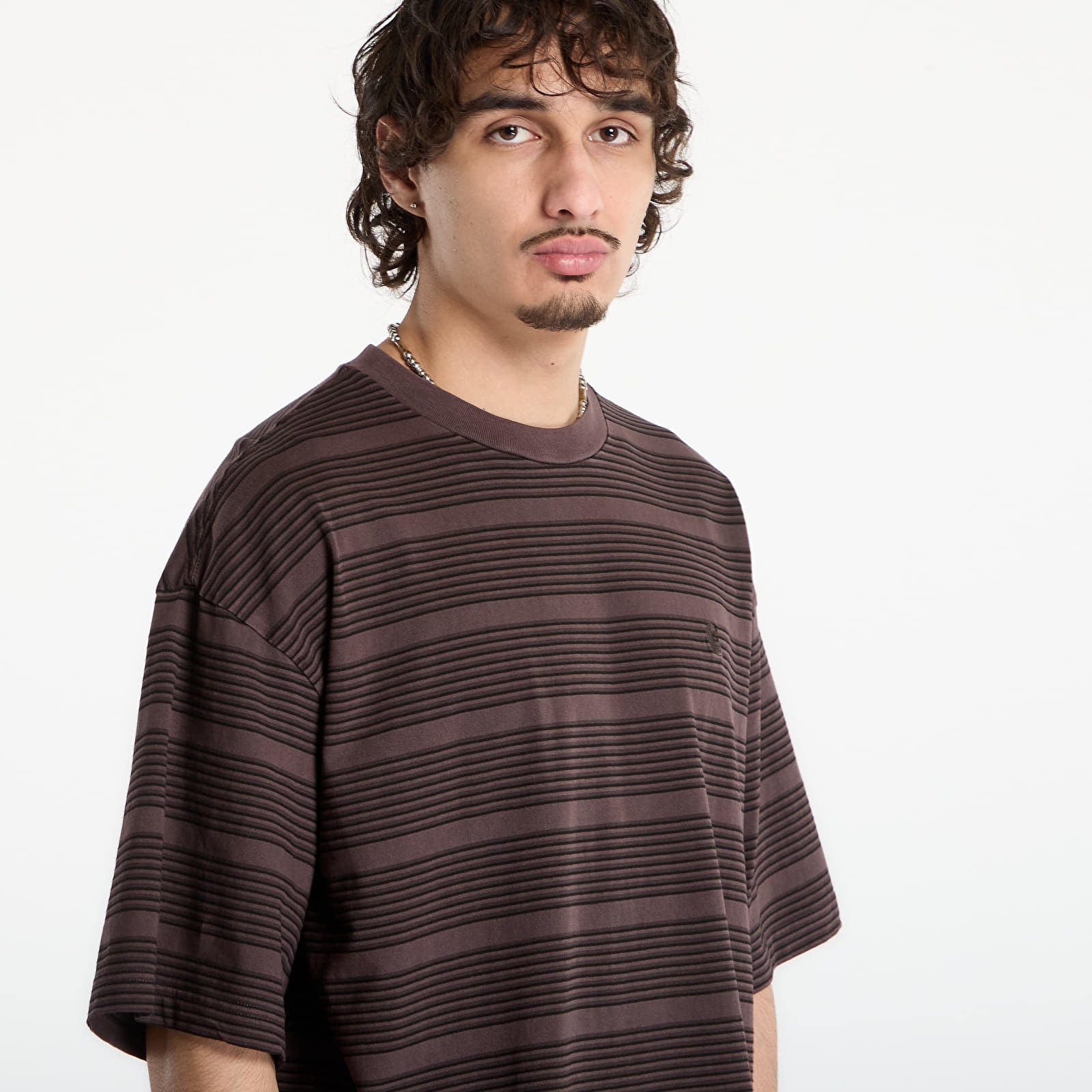 Ανδρικά μπλουζάκια Carhartt WIP S/S Hanson T-Shirt UNISEX Hanson Stripe/ Palisander