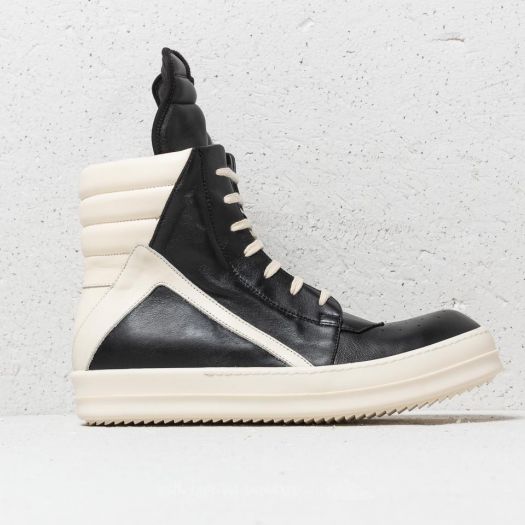 Rick Owens Geobasket Black/ Milk/ Milk | Footshop