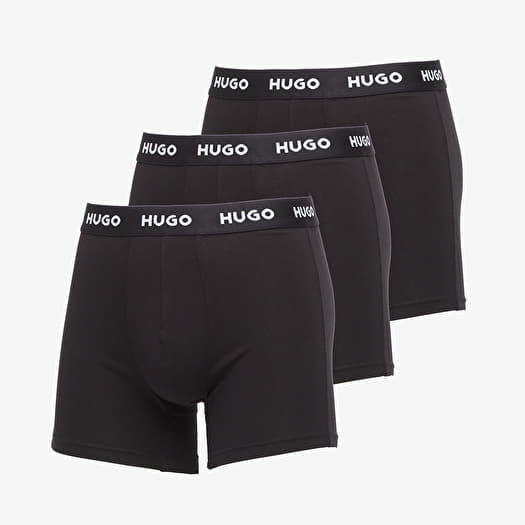 Boxerky Hugo Boss Boxerbr 3-Pack Black