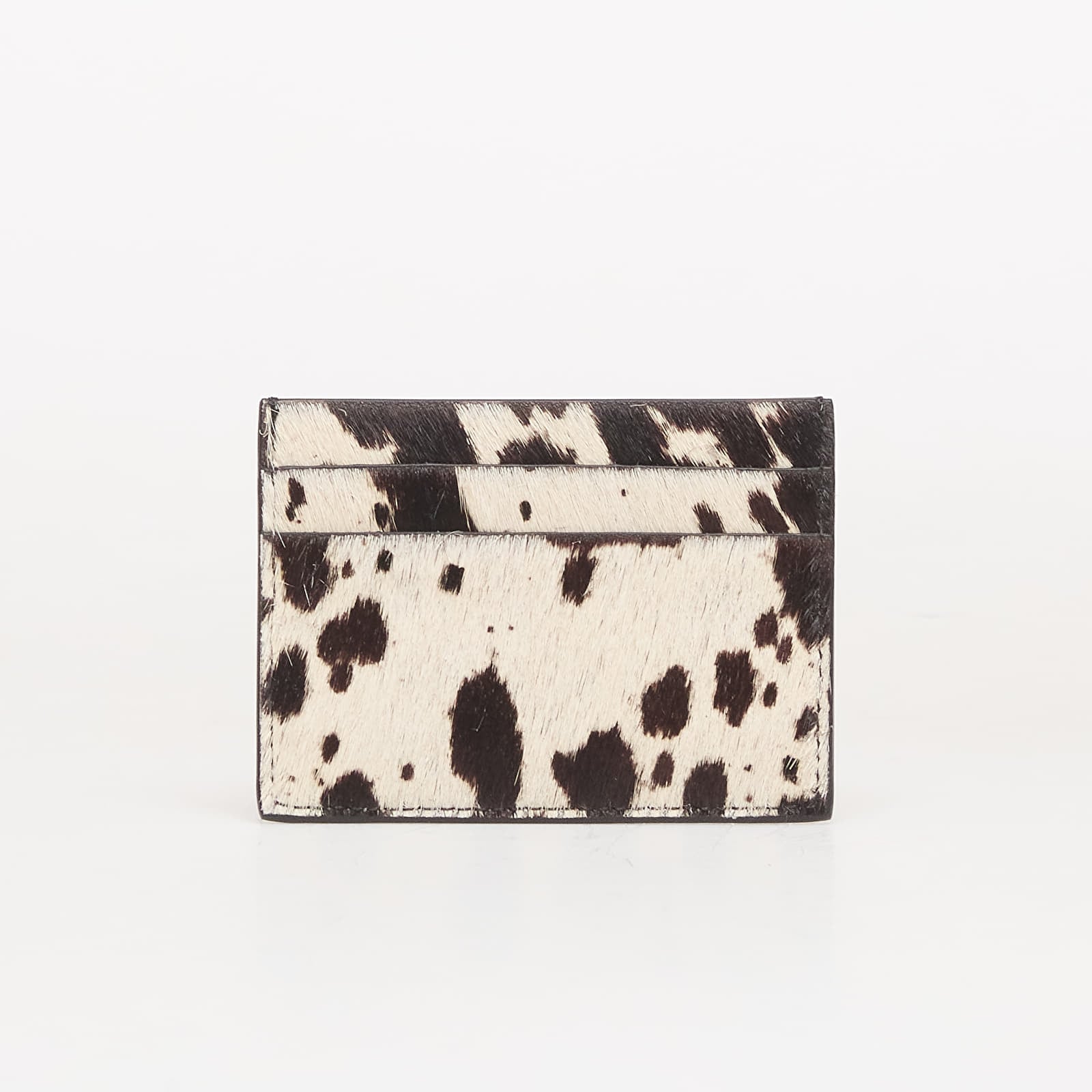 Denarnice REPRESENT Cow Hide Card Holder Flat White/ Jet Black