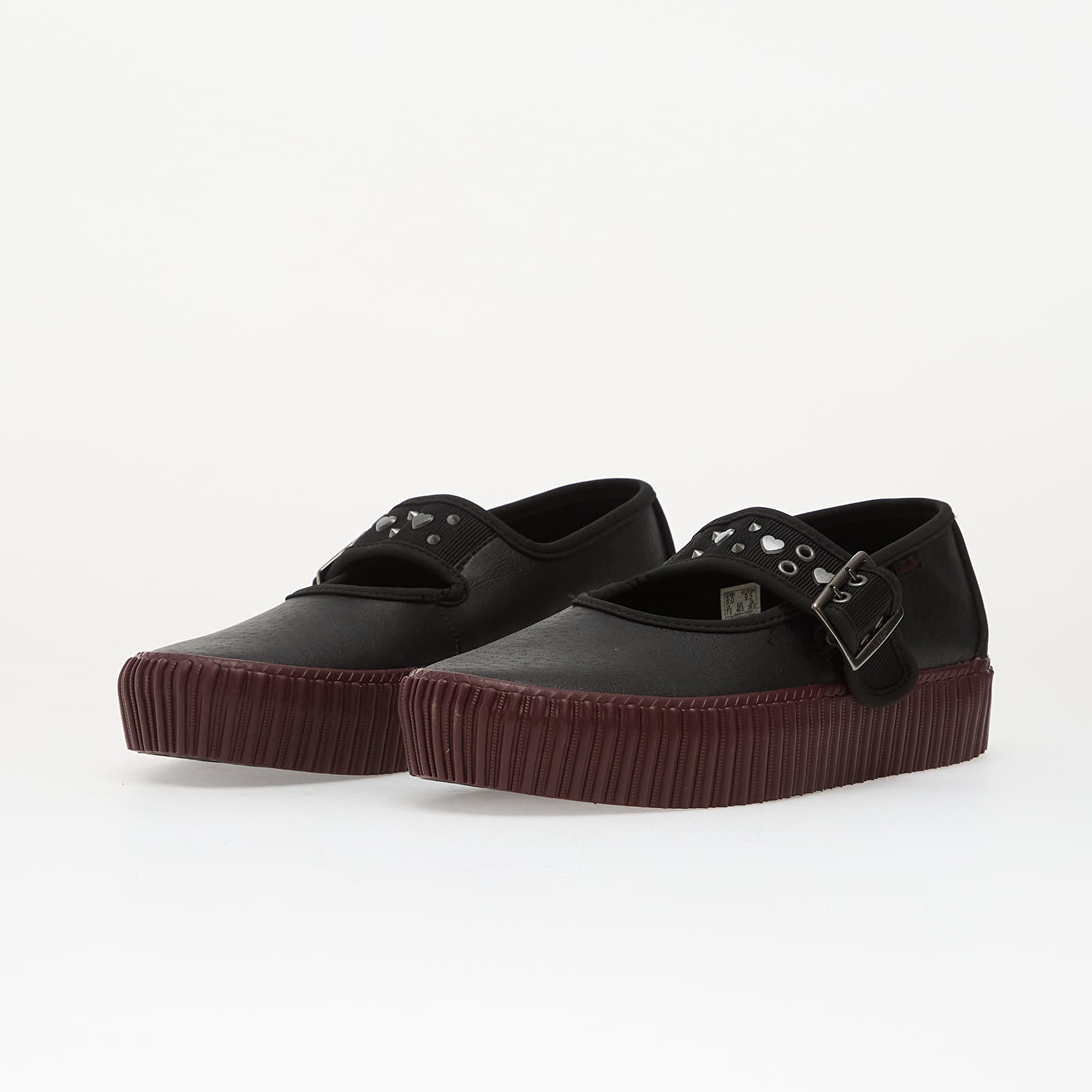 Herren Sneaker und Schuhe Vans Mary Jane Creeper Love Is Pain Black/ Port