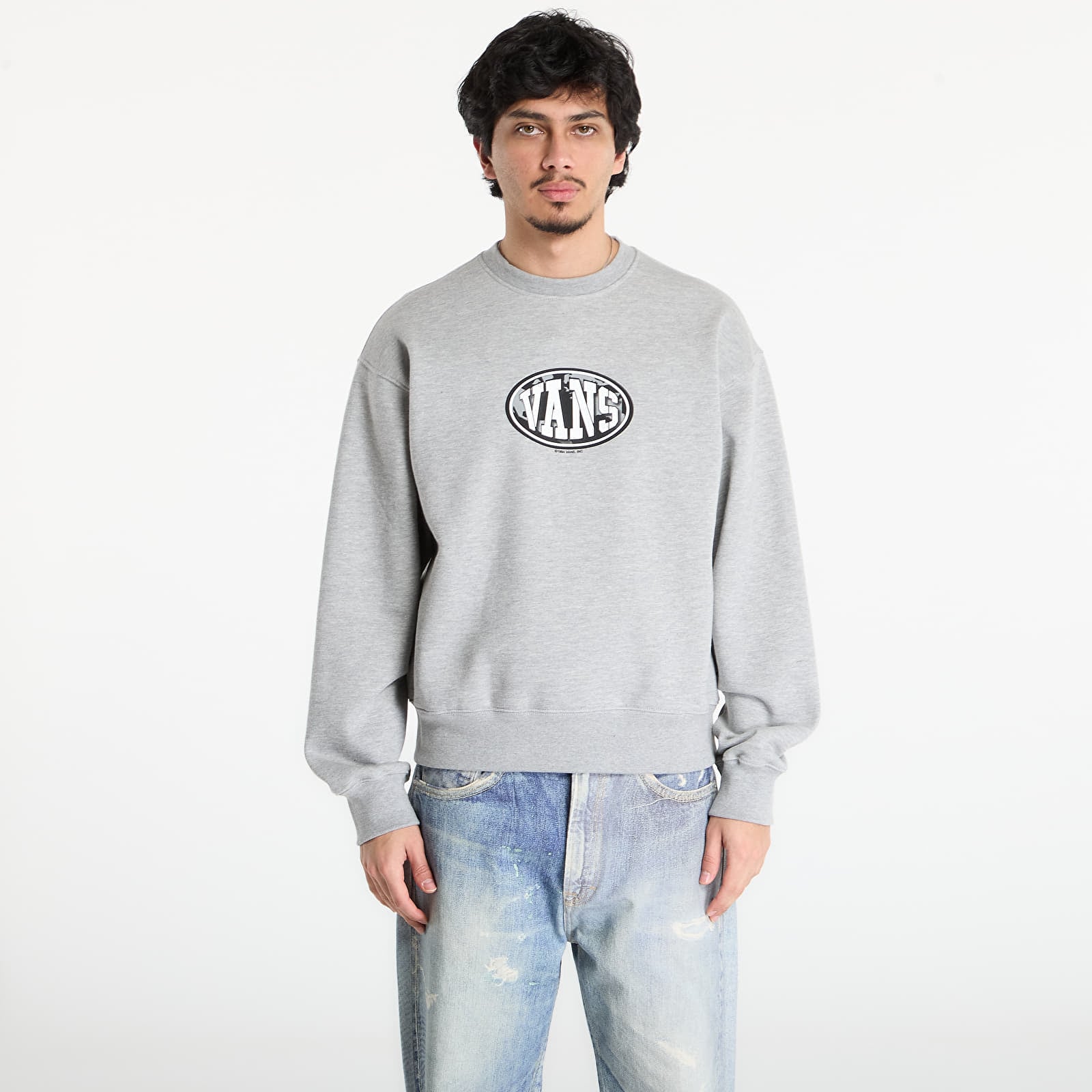 Puloverji   Vans Worldwide94 Crew Cement Heather