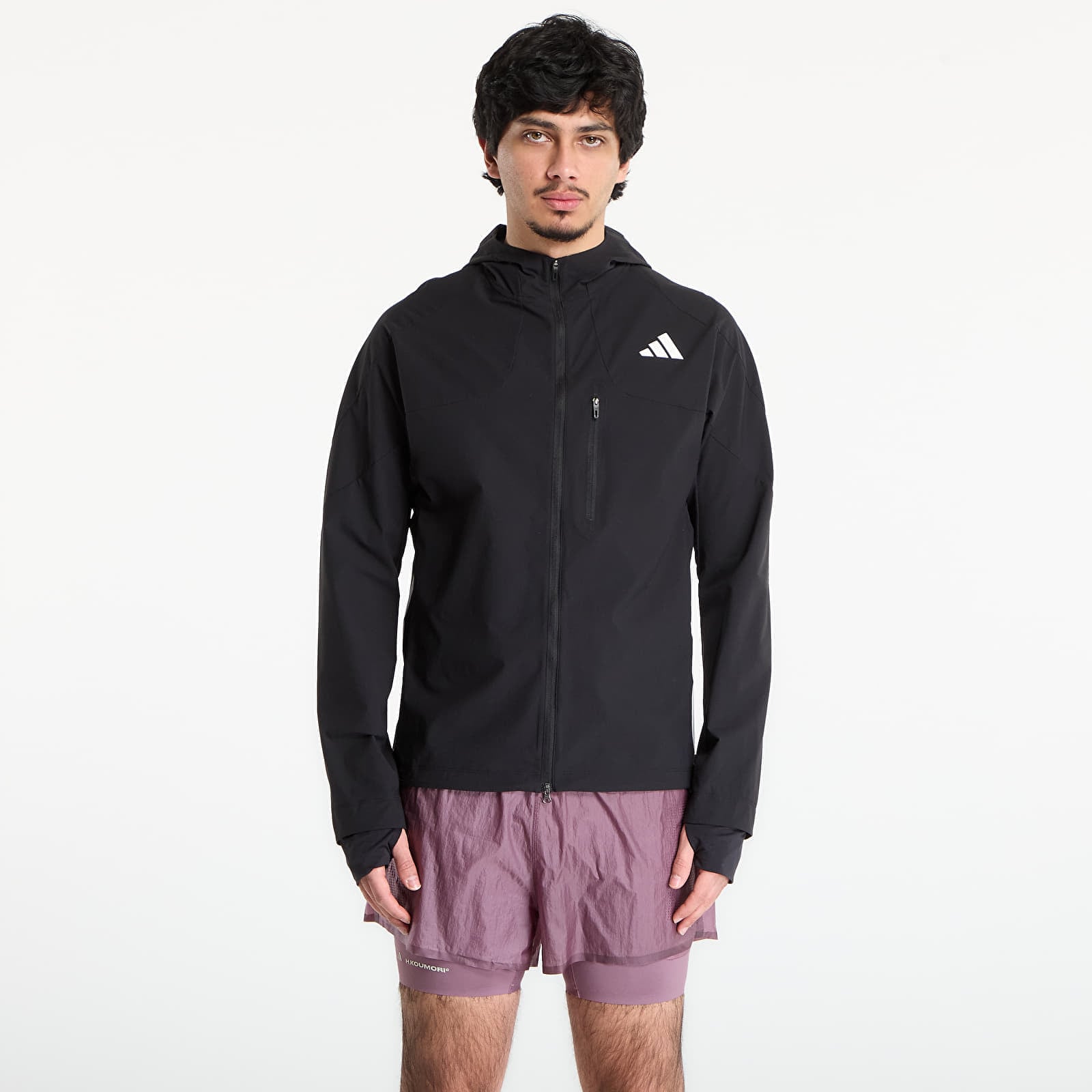 Jachetă adidas Adizero Jacket M Black/ Black XL