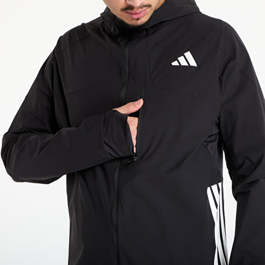 Men's jackets adidas Adizero Running Jacket Black/ Black (IX8988