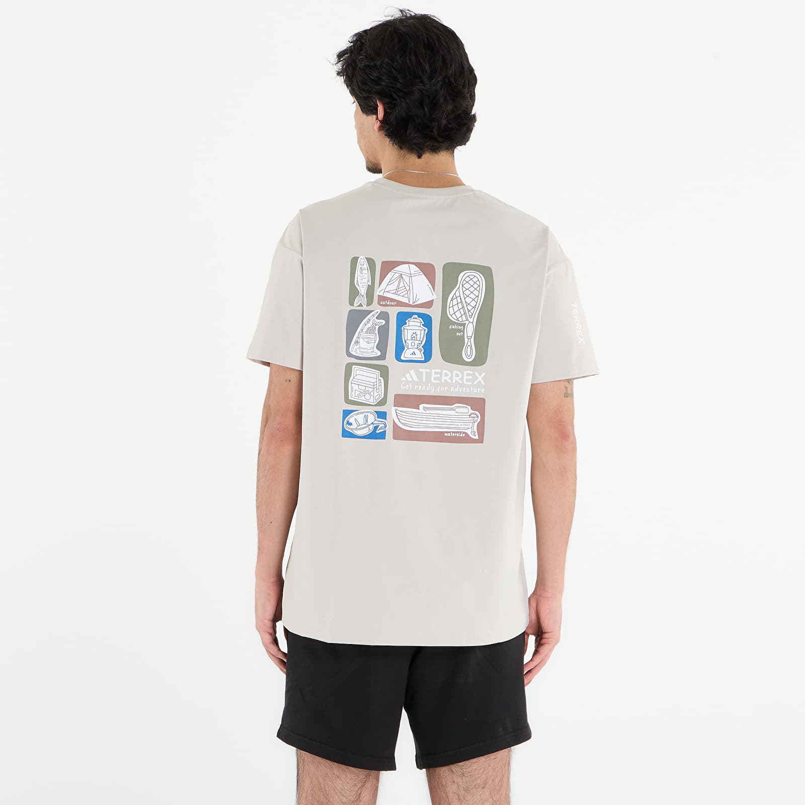 Magliette adidas Xpl Cc Camp T Wonder Aluminium