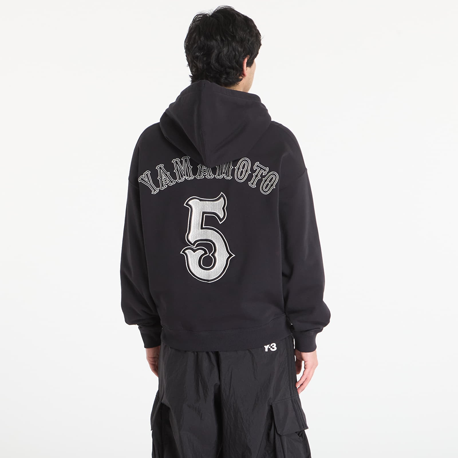 Pánske mikiny Y-3 Elite 5 Gfx Hoodie Black