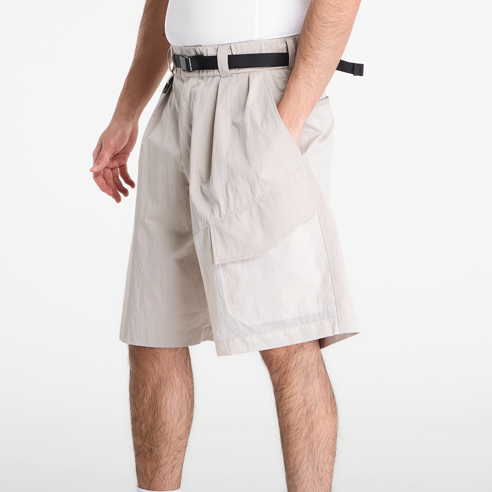 Calções de homem Y-3 Ut Wideleg Shorts Light Brown