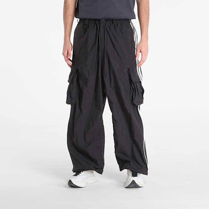 Y-3 Nylon Wired 3 Stripes Cargo Tracksuit Bottoms Black