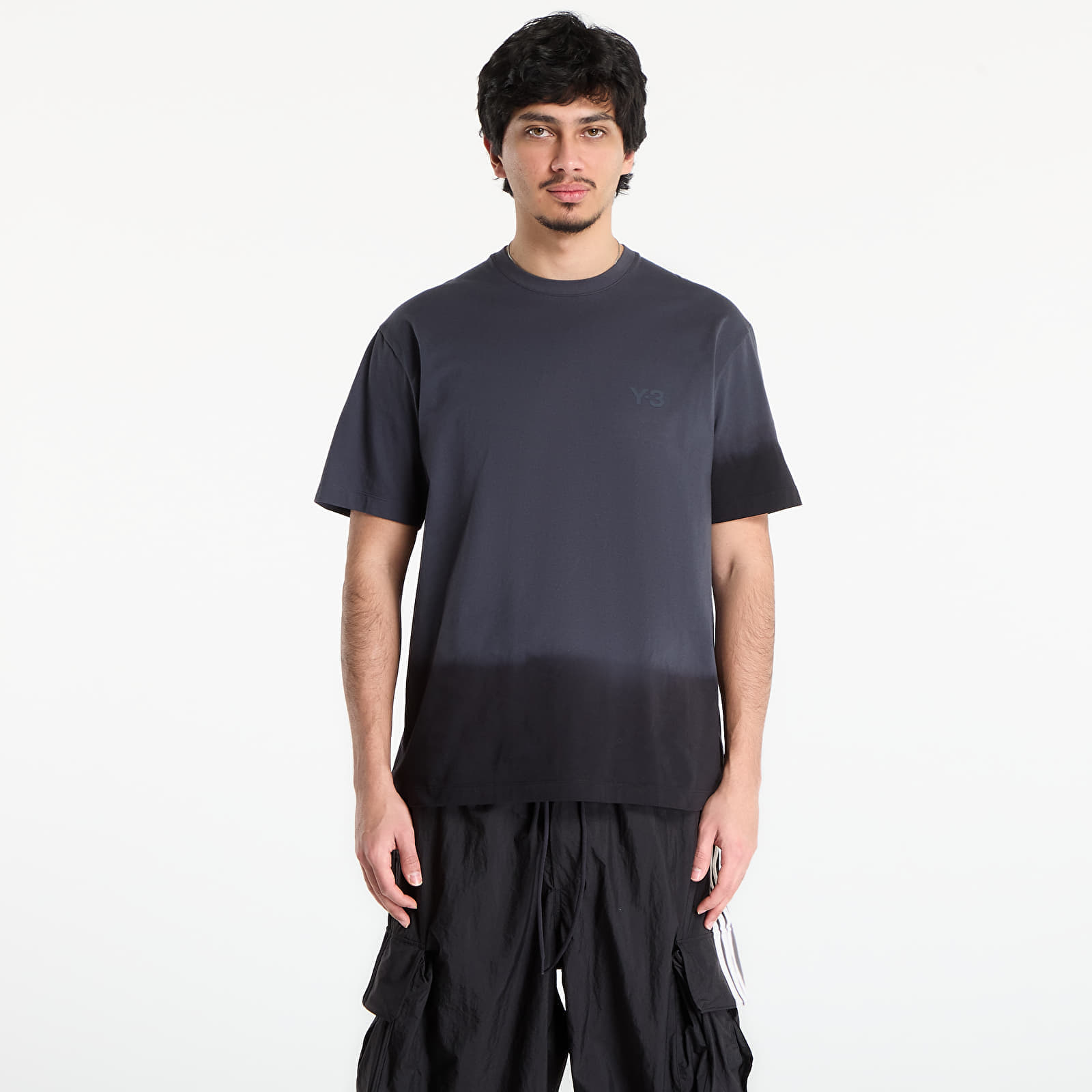 Tricou Y-3 Dipped Regular Short Sleeve T-Shirt Night Grey XL