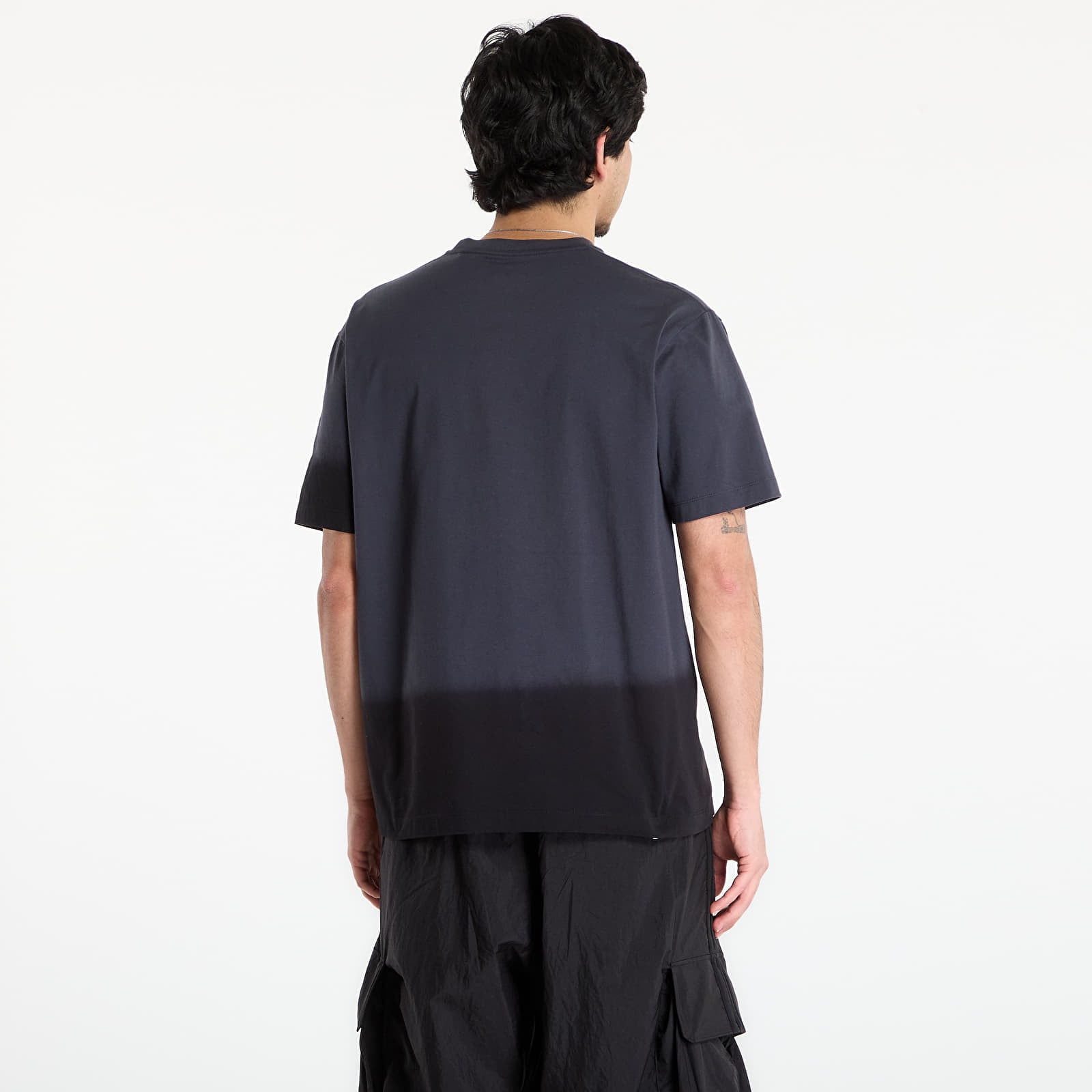 Pánske tričká Y-3 Dipped Regular Short Sleeve T-Shirt Night Grey