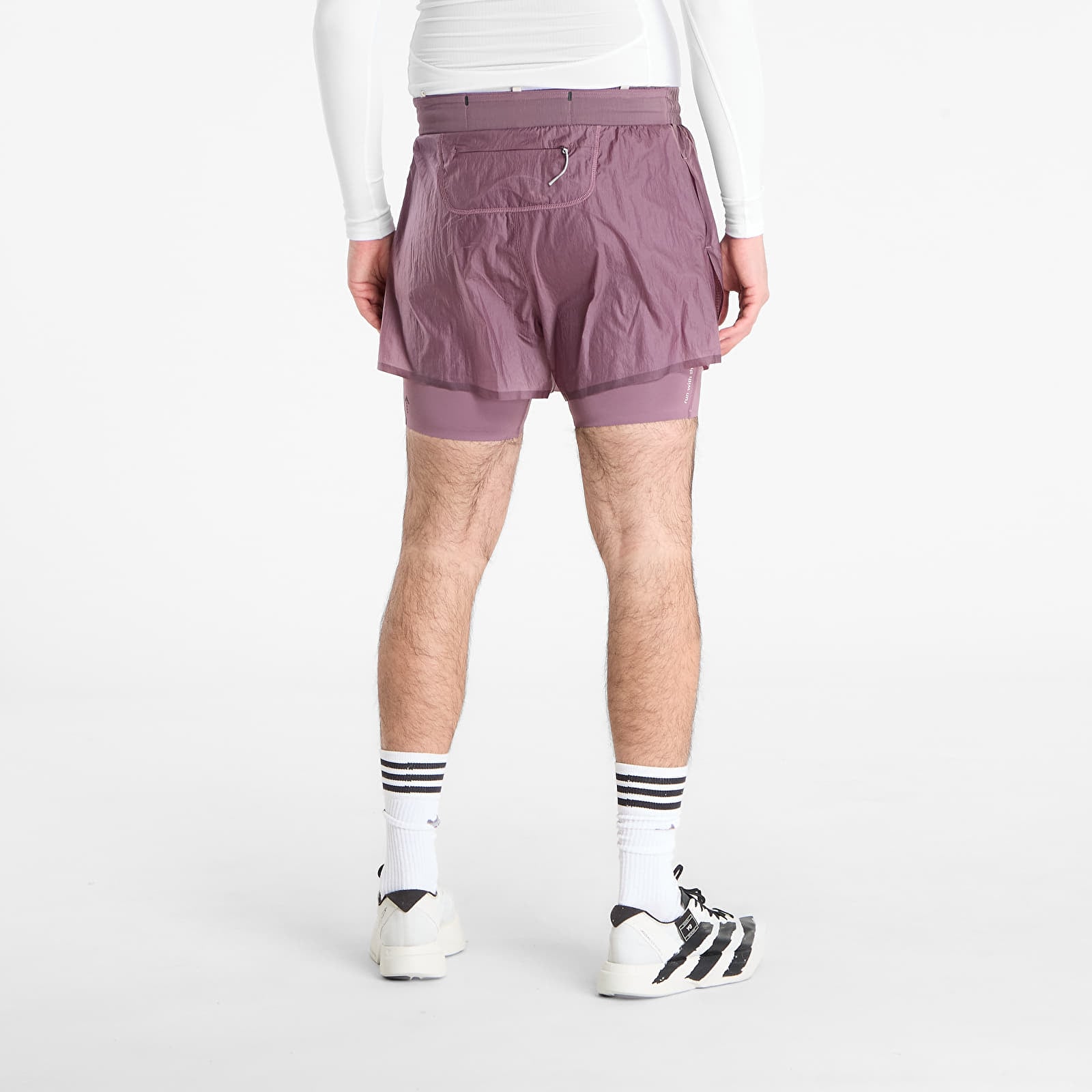 Šortai adidas Adi365 x Hermanos Koumori Running 2-In-1 Shorts Shadow Fig