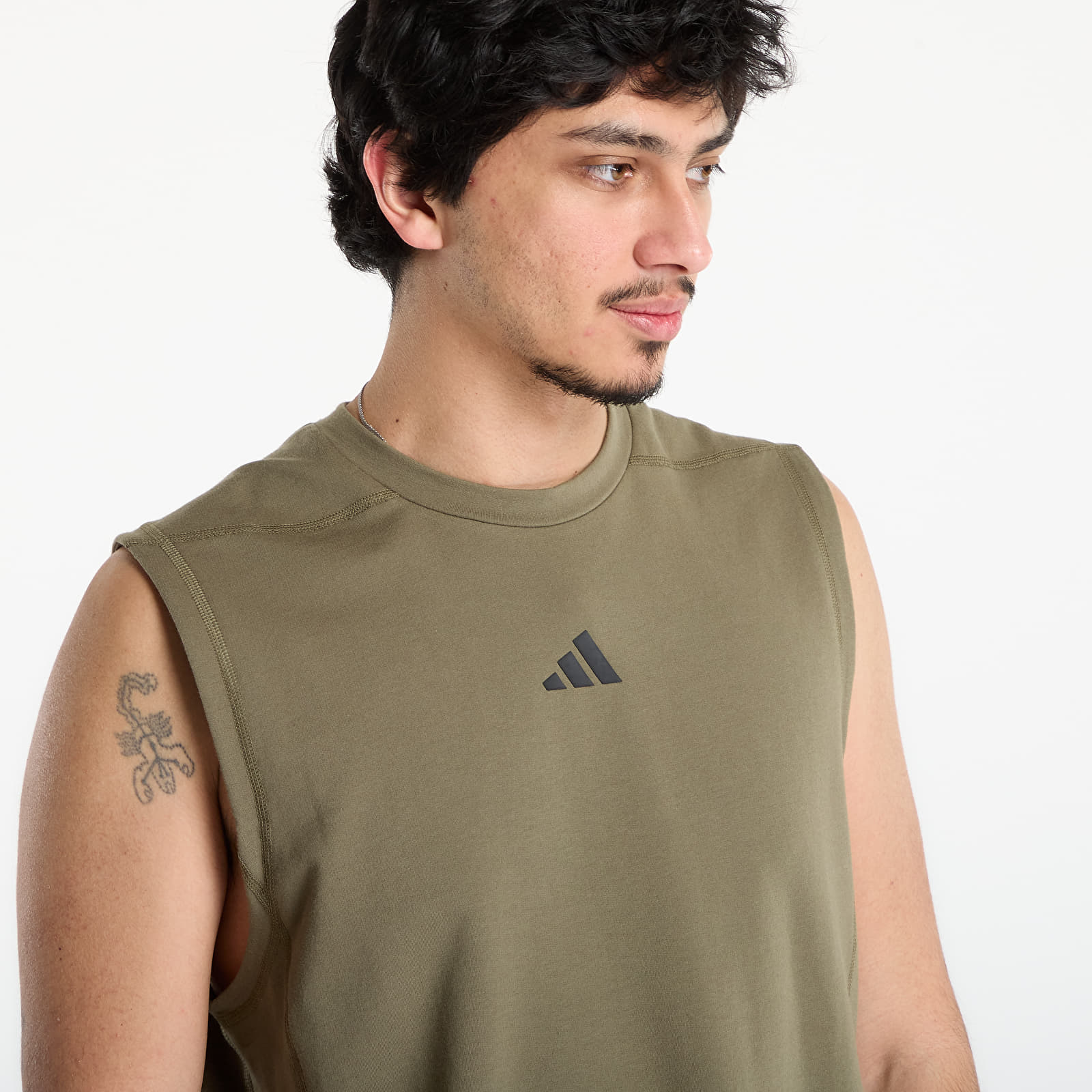 Футболки adidas D4T X Sl Tee Olive Strata