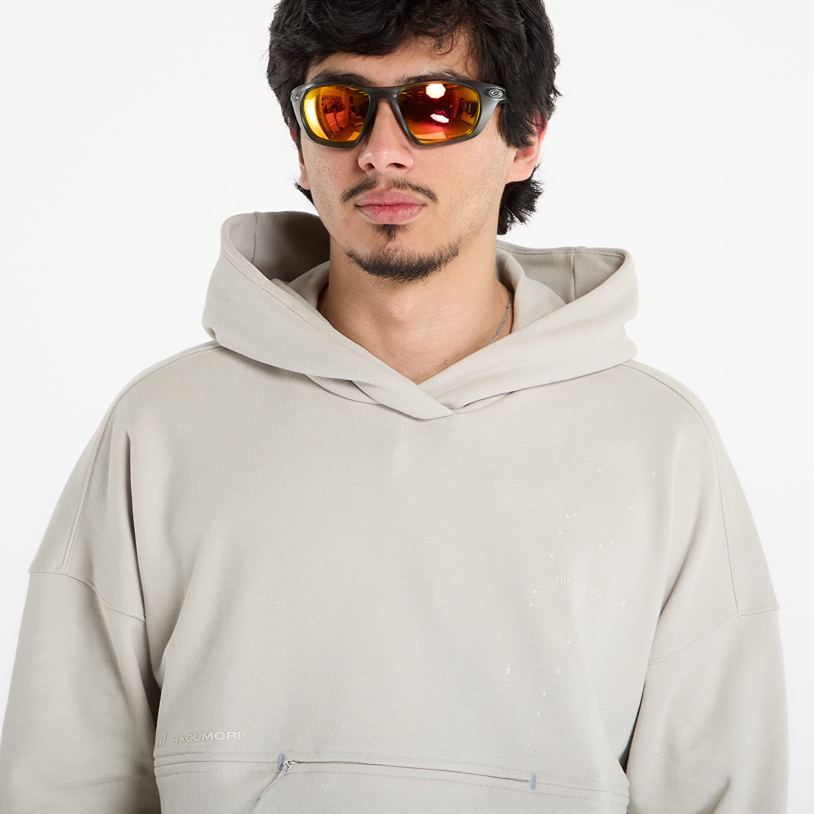 Hoodies and sweatshirts  adidas Adi365 x Hermanos Koumori Running Hoodie UNISEX Putty Grey