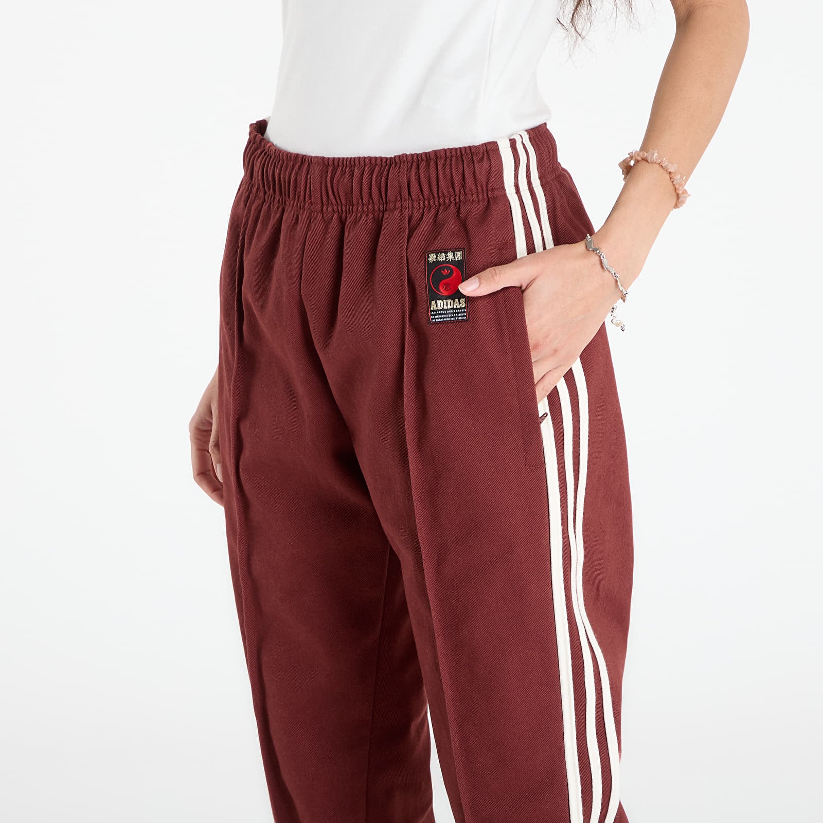 Tepláky adidas Clot Track Pant UNISEX Fox Brown