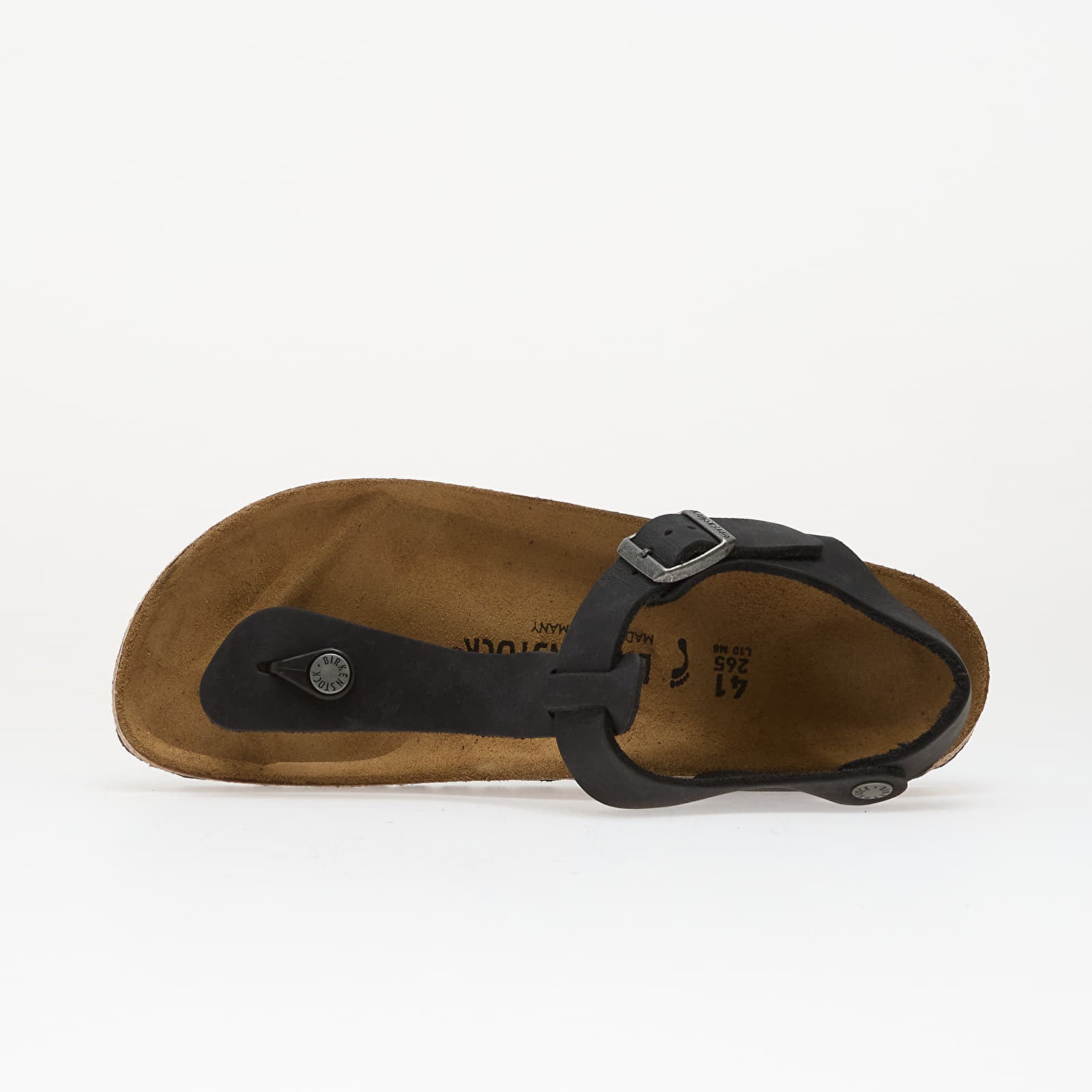 Herresko Birkenstock Kairo Oiled Leather Unisex Black