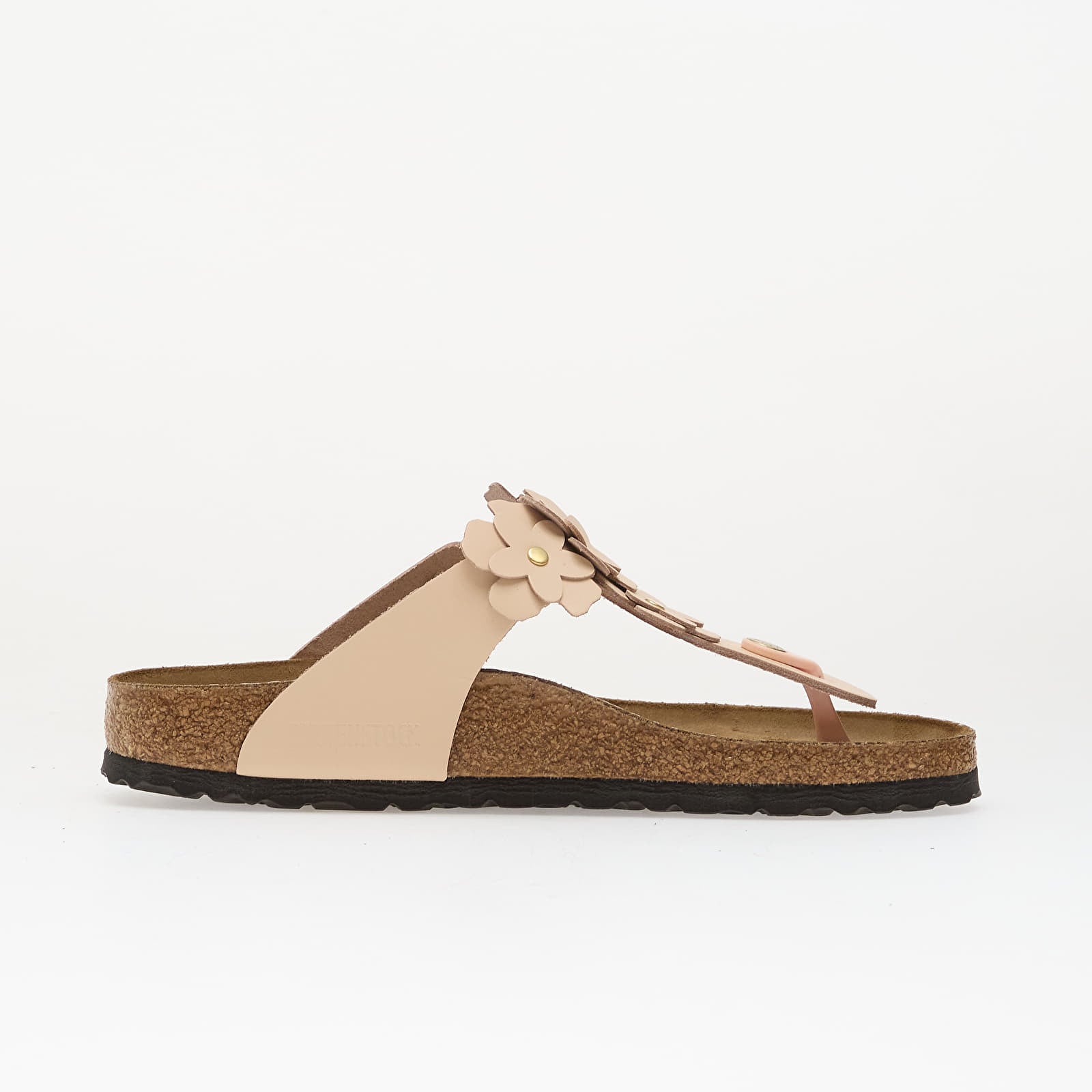 Damesko Birkenstock Gizeh Flower Leather Women Light Rose