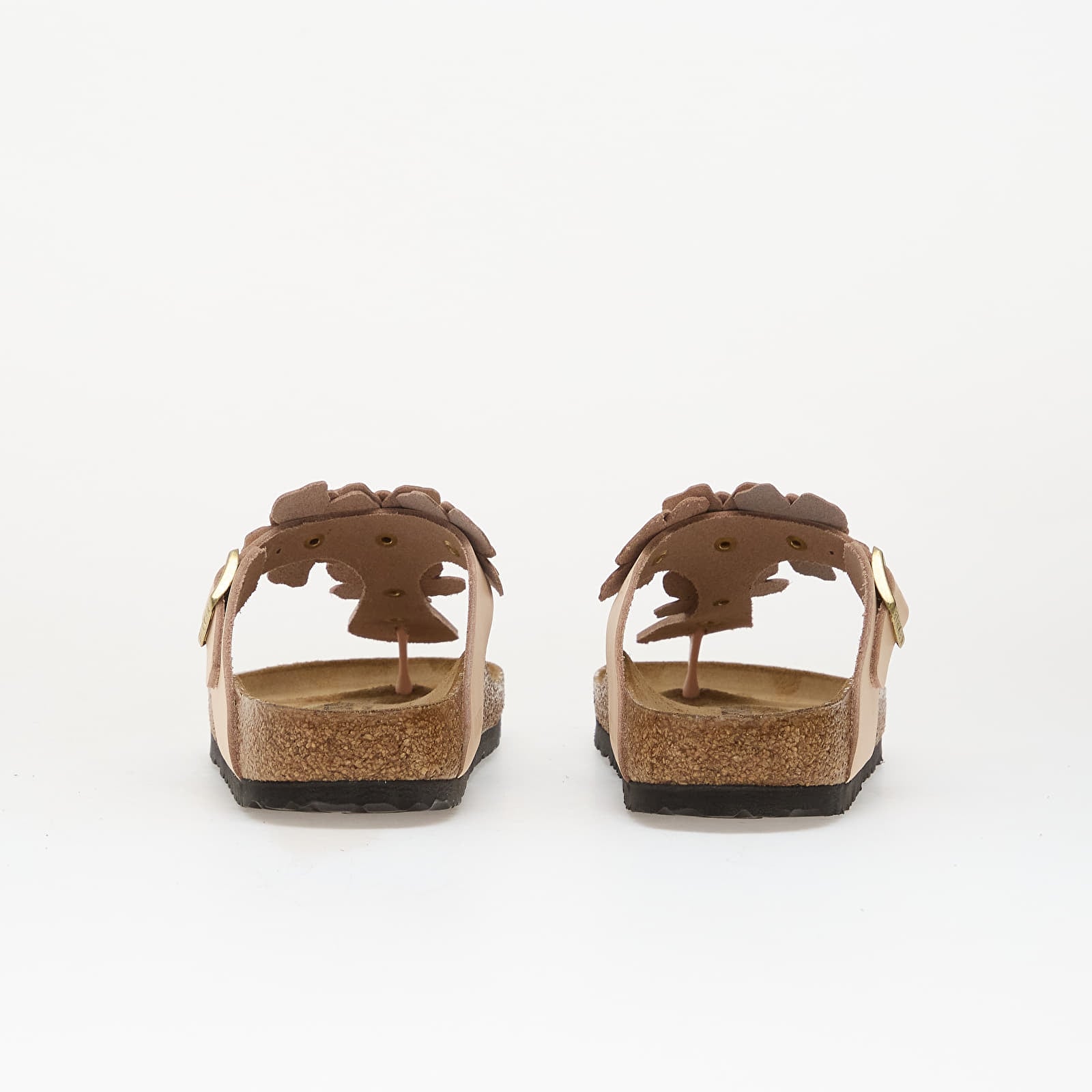 Damesko Birkenstock Gizeh Flower Leather Women Light Rose