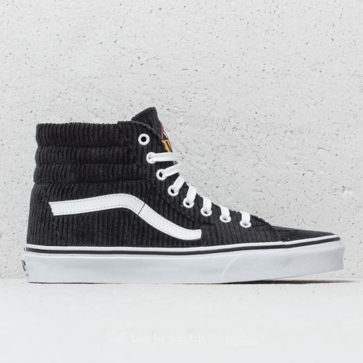 Men s shoes Vans Sk8 Hi Design Assembly Black True White Footshop