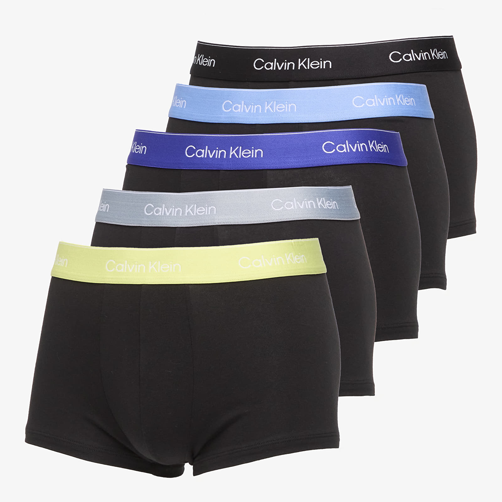 Boxer da uomo Calvin Klein Low Rise Trunk 5-Pack Black