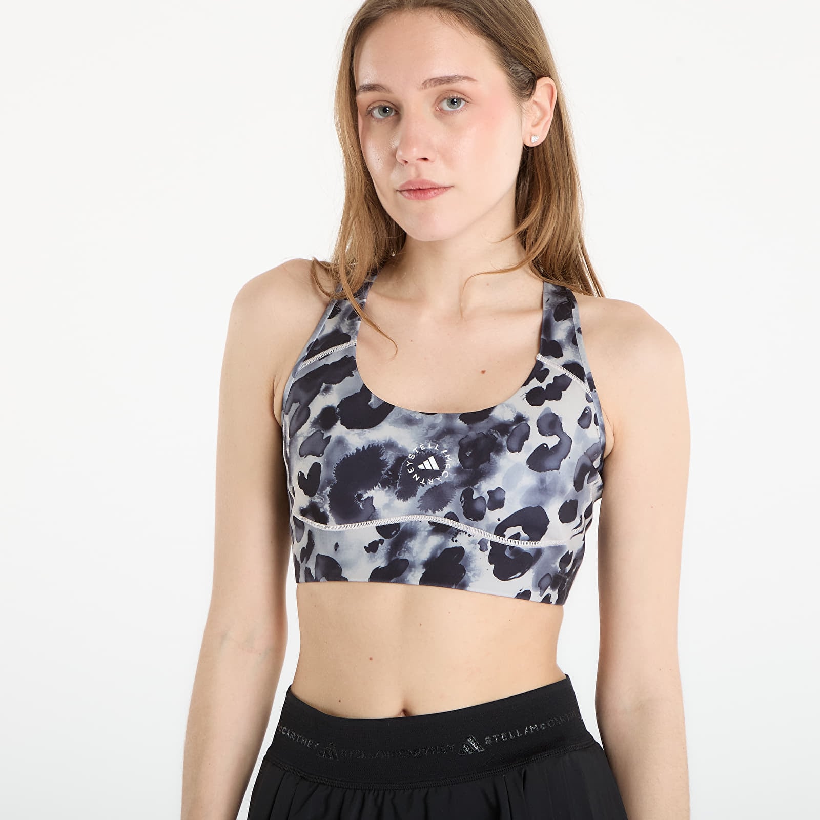 Reggiseni adidas x Stella McCartney Track Pantsr Bra P Wonder Aluminium/ Black