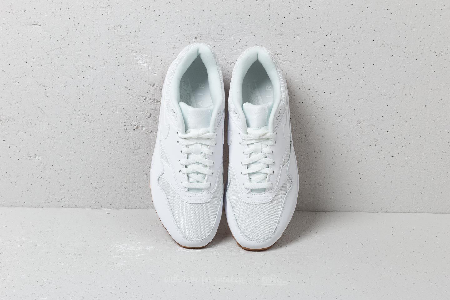 Herren Sneaker und Schuhe Nike Air Max 1 White/ White-White