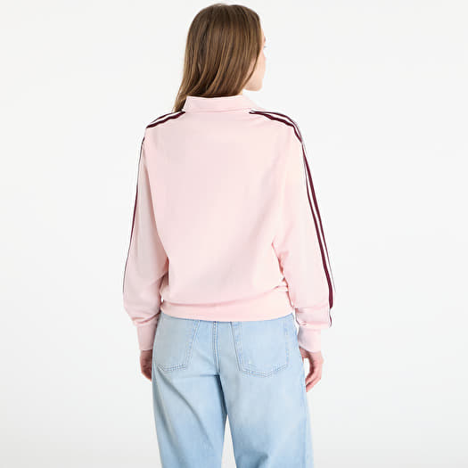 adidas Firebird Track Top Loose Sandy Pink/ Maroon | Footshop