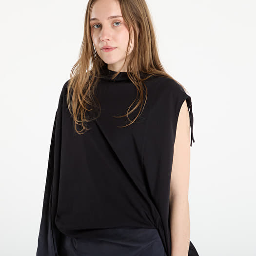 Y-3 Dip Dye Cinched Drape T-Shirt Black | Footshop