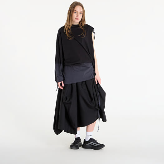 Y-3 Dip Dye Cinched Drape T-Shirt Black | Footshop