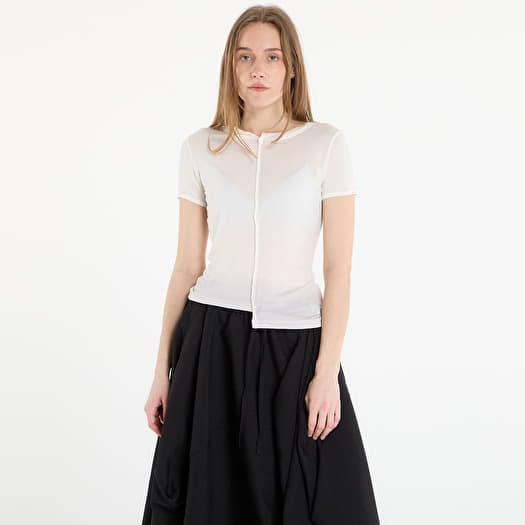 Marškinėliai Y-3 Dip Dye Fitted T-Shirt Chalk White