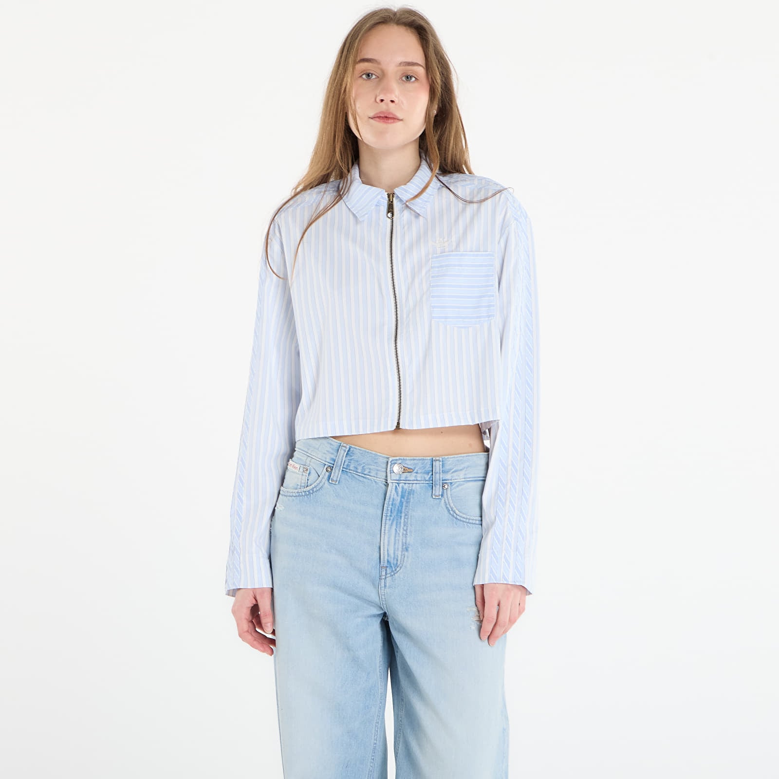 Overhemden adidas P Ess Shi Crsk/ Ambient Sky