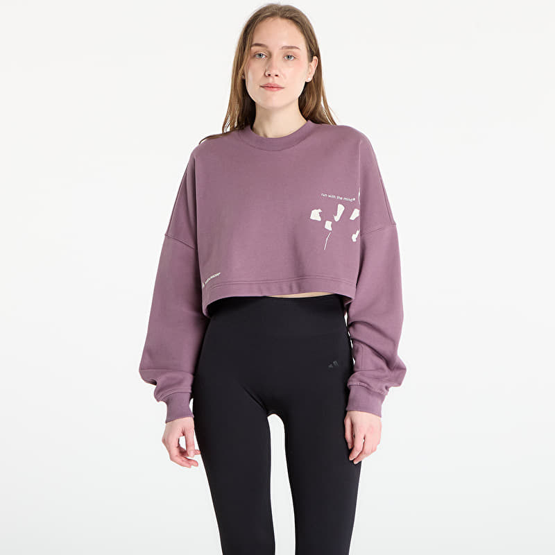 Sweatshirt adidas Adi365 Hk Running Crew Shadow Fig