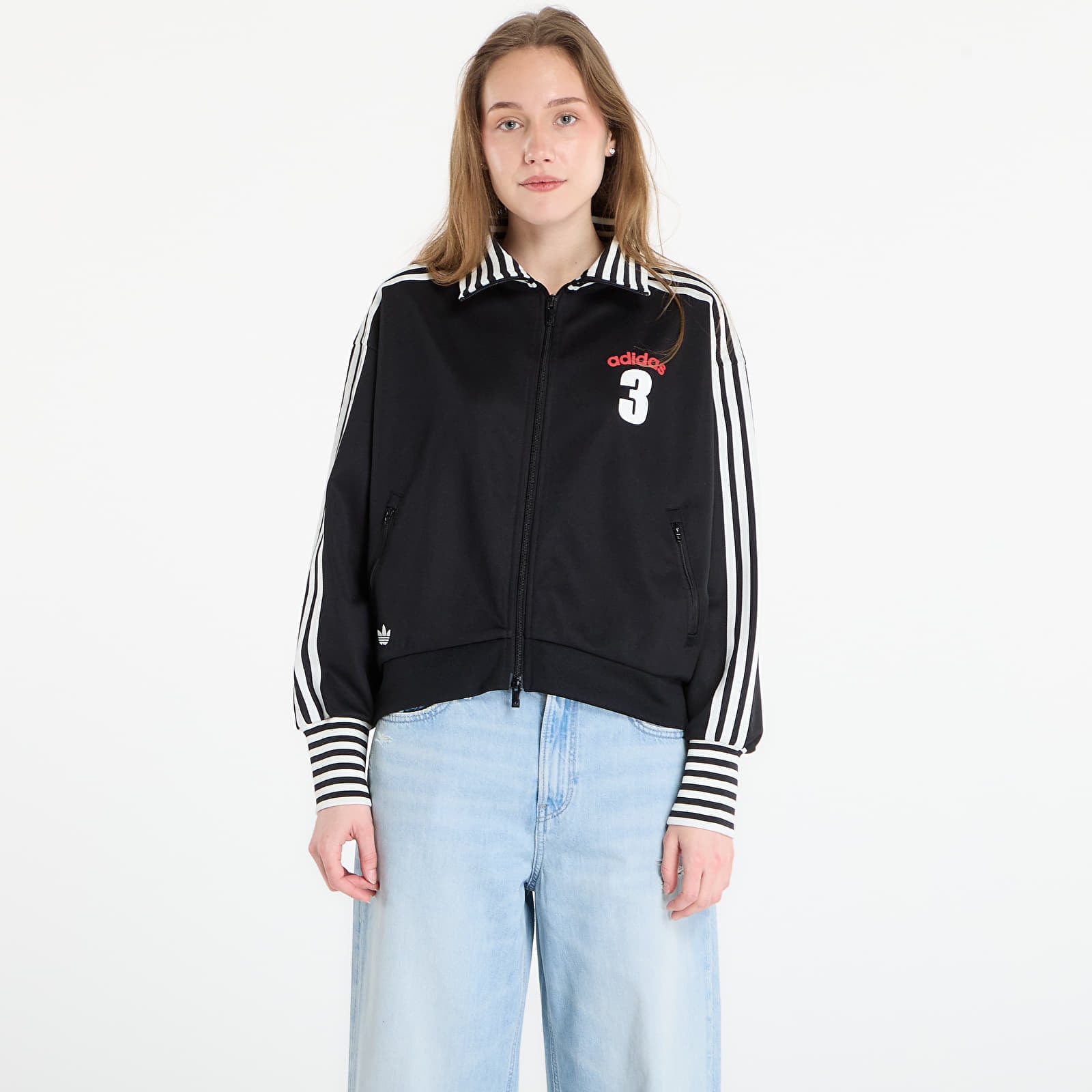 Sweatjacken und Sweatshirts adidas Vintage Bb Tt Black