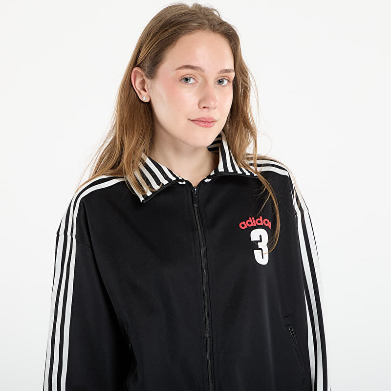 adidas Vintage Bb Tt Striped Rib Track Top Black | Footshop