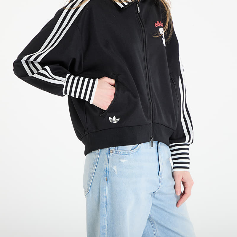 adidas Vintage Bb Tt Striped Rib Track Top Black | Footshop