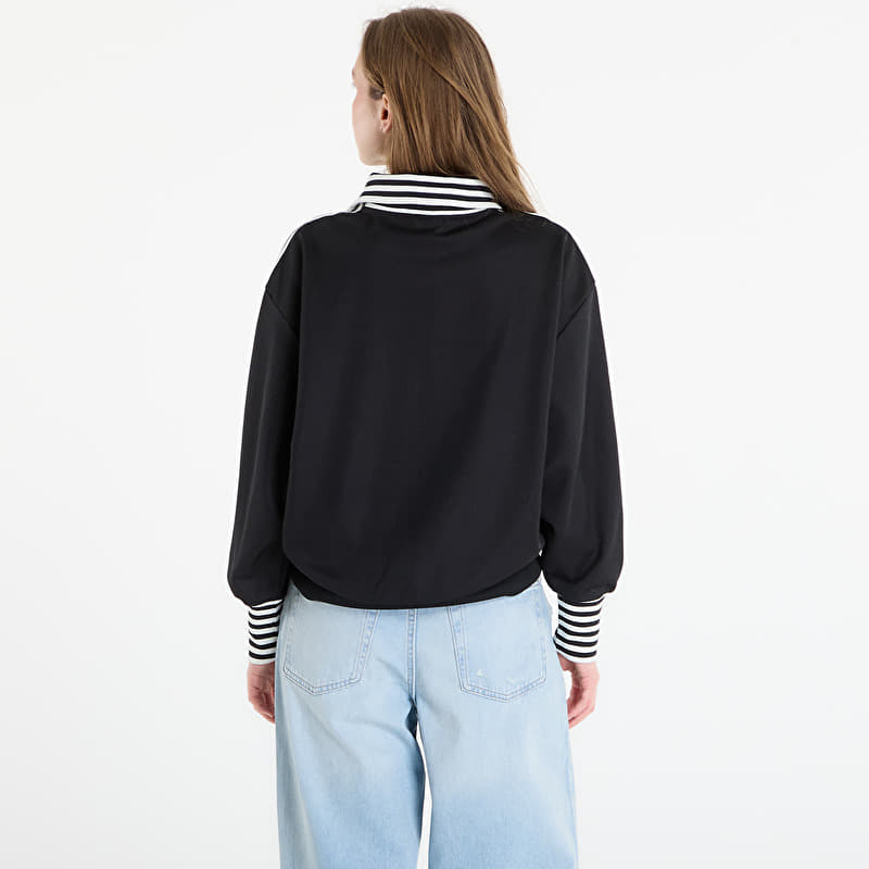 adidas Vintage Bb Tt Striped Rib Track Top Black | Footshop