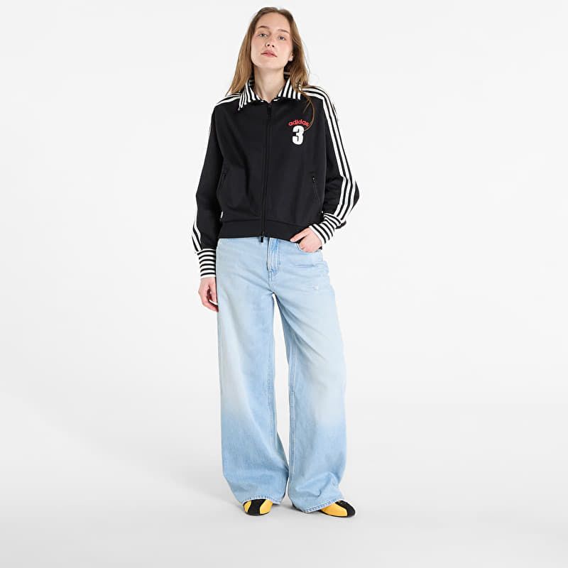 adidas Vintage Bb Tt Striped Rib Track Top Black | Footshop