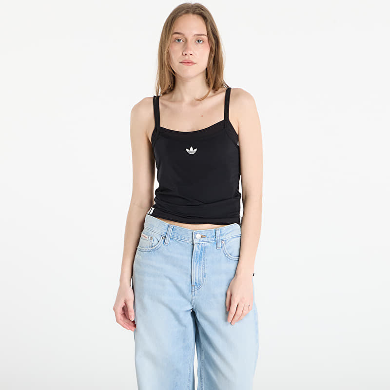 Tank top adidas Double Layered Tank Top Black/ Black