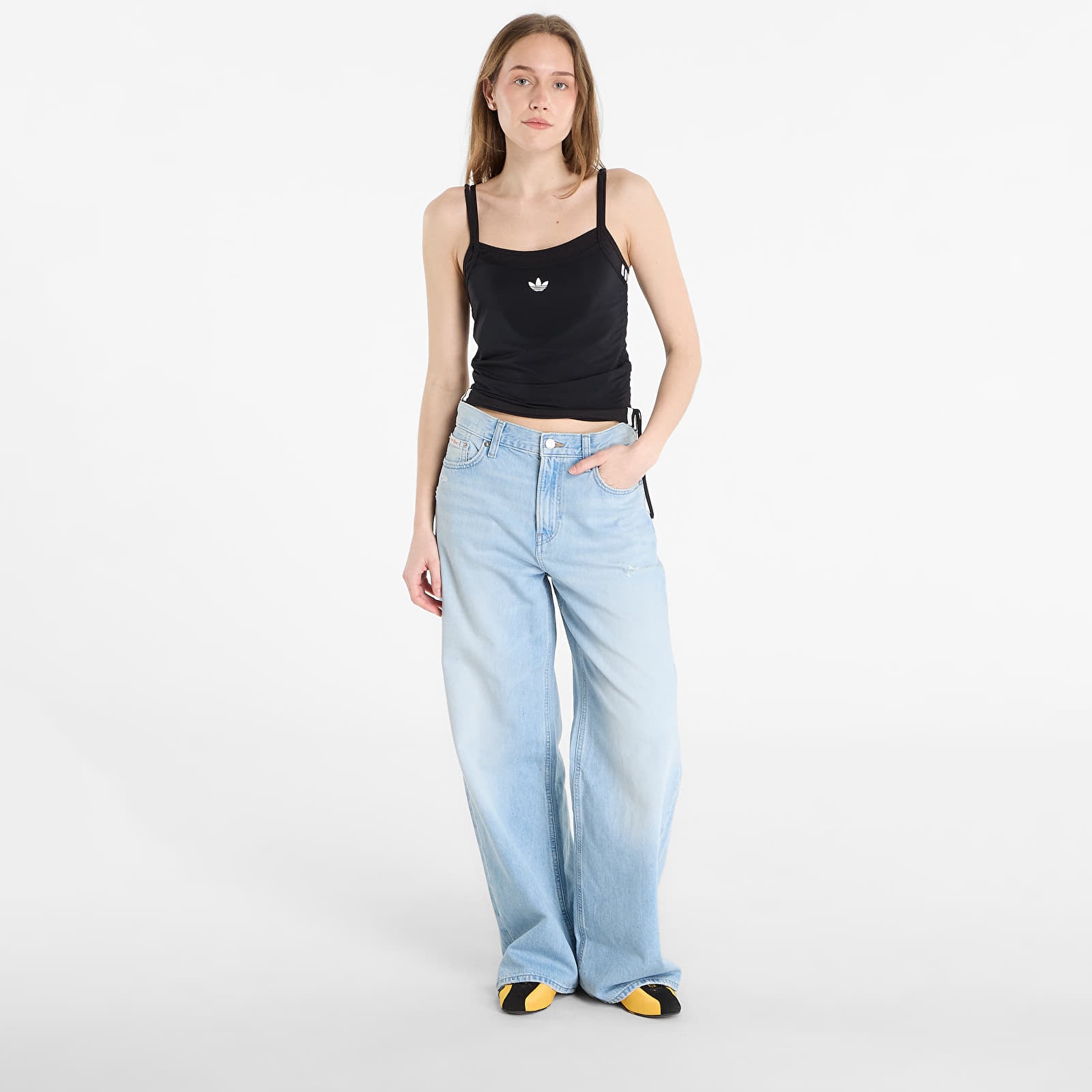 Leibchen adidas Layered Tank Black/ Black