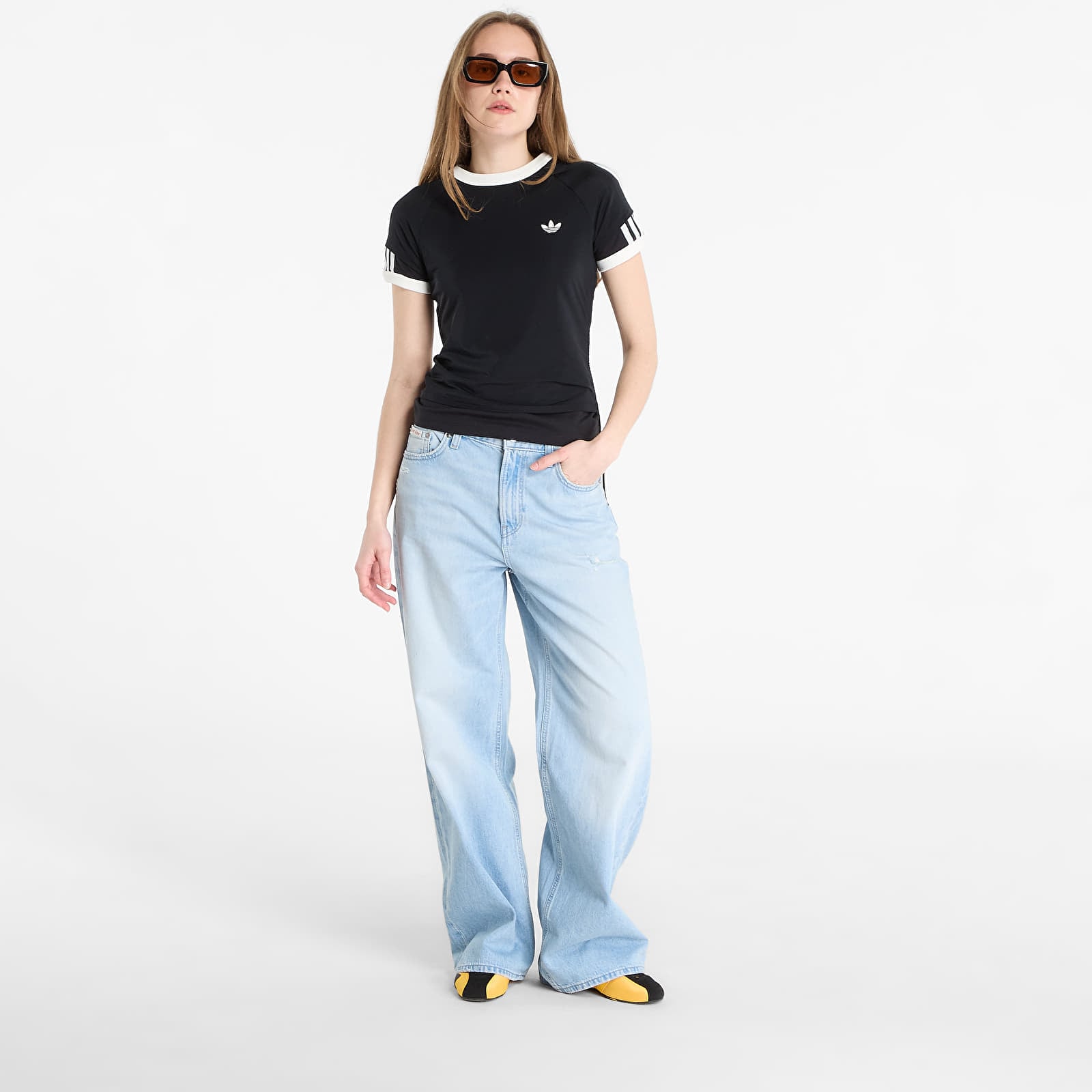 Camisetas adidas Layered Calitee Black/ Black