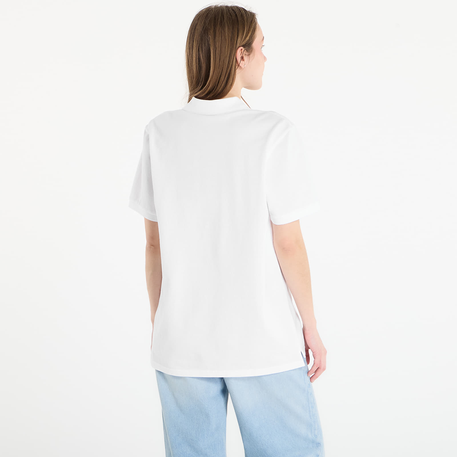 T-shirts Carhartt WIP S/S Chase Pique Polo UNISEX White/ Gold