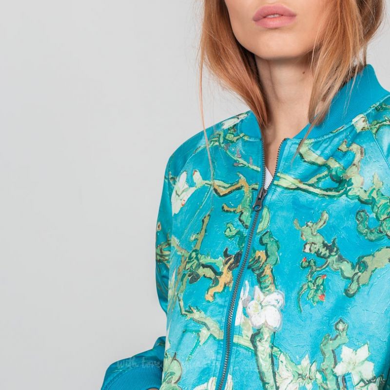 Vans x Van Gogh Bomber Jacket Almond Blossom | Footshop