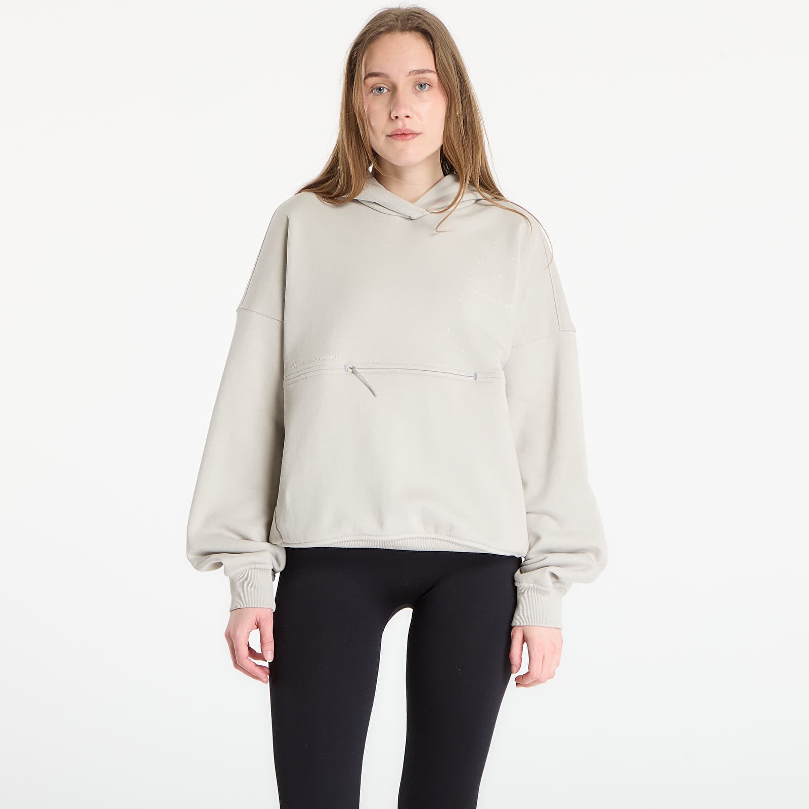 Hoodies and sweatshirts  adidas Adi365 x Hermanos Koumori Running Hoodie UNISEX Putty Grey