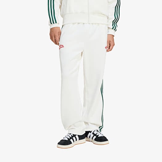 Jogginghosen adidas Track Pants Off White/ Collegiate Green