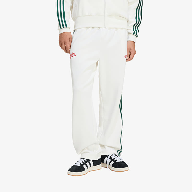 Spodnie dresowe adidas Firebird Track Pants Roses Off White/ Collegiate Green