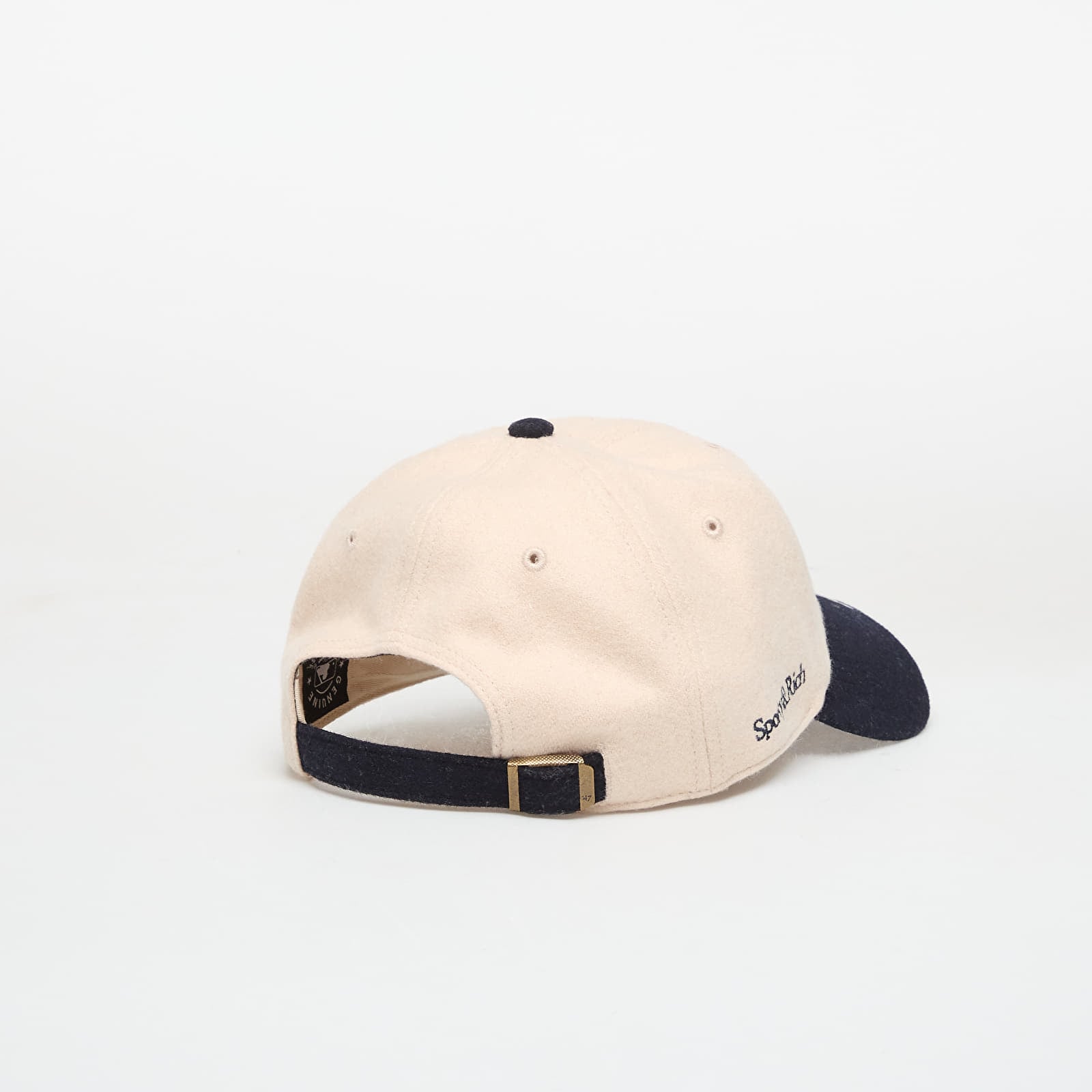 Caps Sporty & Rich Yankees Serif Wool Hat Ecru/ Dark Navy