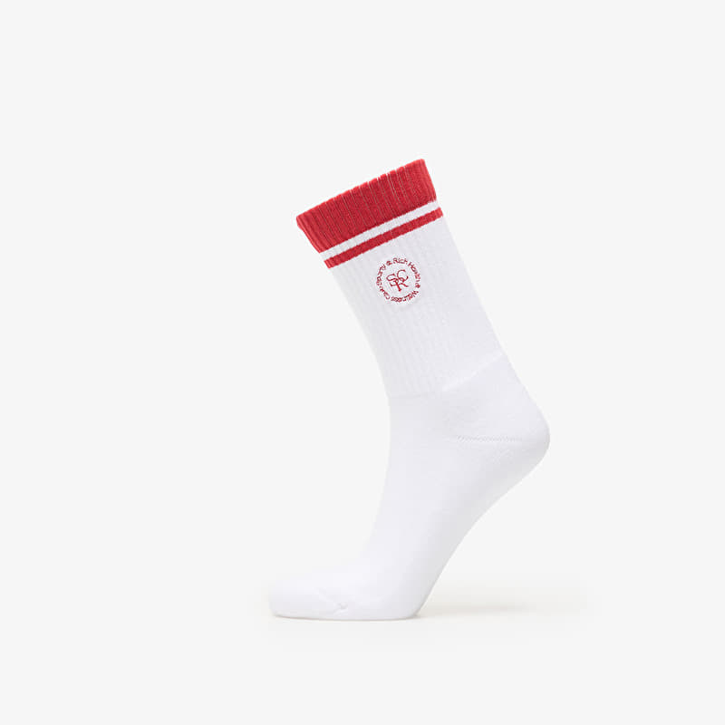 Sporty & Rich SRHWC Socks White/ Ruby