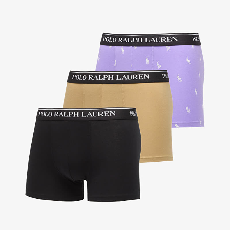 Caleçons Ralph Lauren Classic Trunk-3 Pack Trunk Black