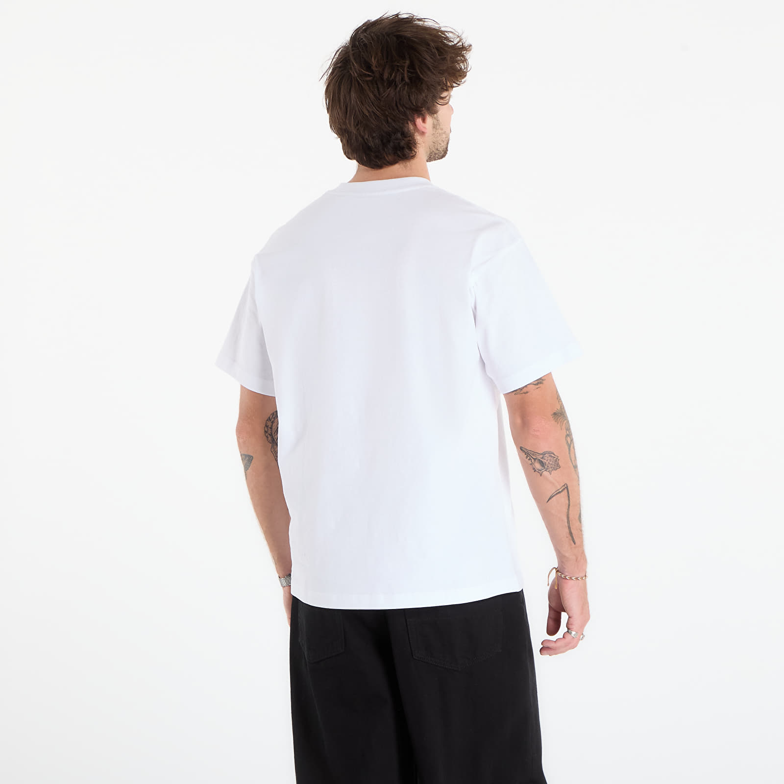 Pánske tričká Vans Left Chest II Loose SS T-Shirt White