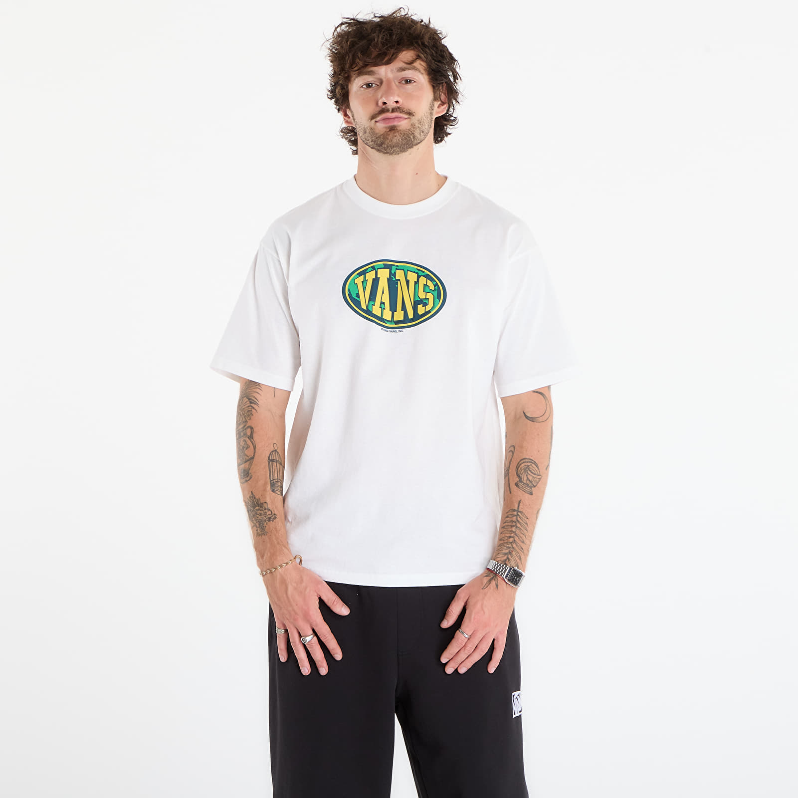 Meeste T-särgid Vans Worldwide94 SS T-Shirt White
